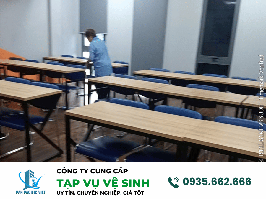 Tạp vụ vệ sinh cho Viện Đào Tạo FPT