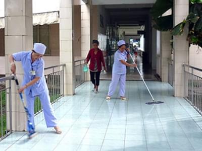 Dịch vụ vệ sinh bệnh viện của Pan Pacific Việt