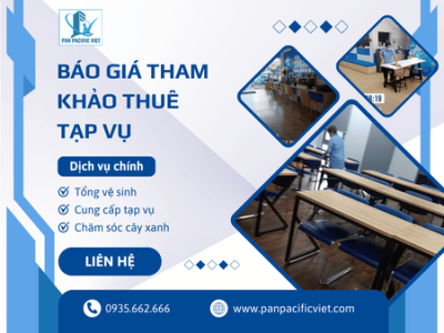 Báo giá tham khảo thuê tạp vụ