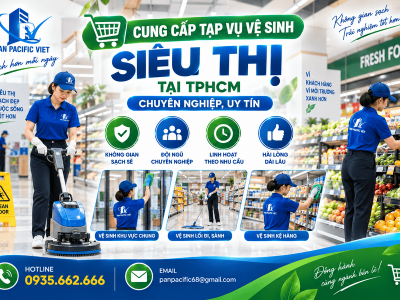 Cung Cấp Tạp Vụ Vệ Sinh Siêu Thị Tại TPHCM
