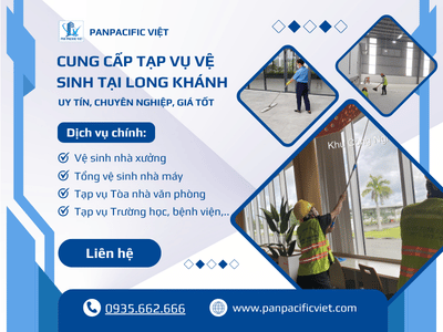 Cung cấp tạp vụ vệ sinh tại Long Khánh