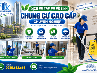 Dịch Vụ Tạp Vụ Vệ Sinh Chung Cư Cao Cấp 