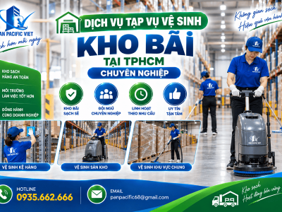 Dịch Vụ Tạp Vụ Vệ Sinh Kho Bãi Tại TPHCM