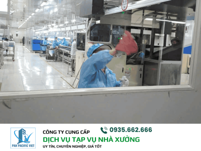 Dịch Vụ Tạp Vụ Nhà Xưởng TPHCM Uy Tín