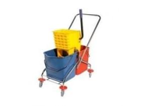 Xe đẩy làm vệ sinh 2 xô